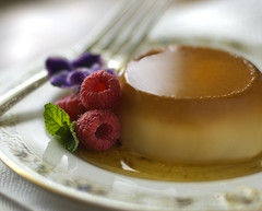 Flan de sirope de arce