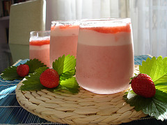 Mousse de fresa