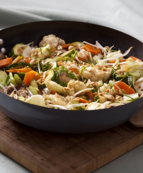 Receta saludables para adelgazar: Wok de pollo y verduras