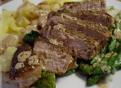Filete de atn con hinojo