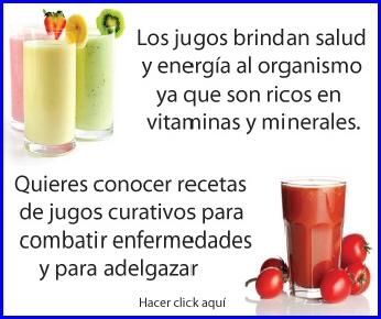 recetas de jugos curativos