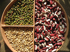 Ensalada de tres frijoles