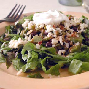 Ensalada de nopales con queso