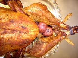 Pavo con yogurt y especies