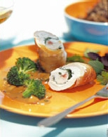 Rollitos de pavo