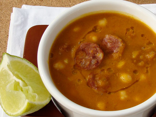 Sopa de garbanzos