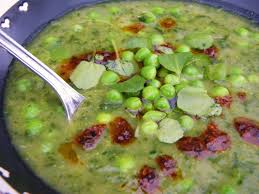 Sopa de garbanzos y acelgas ai aroma de romero