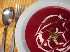 Sopa rusa de remolacha